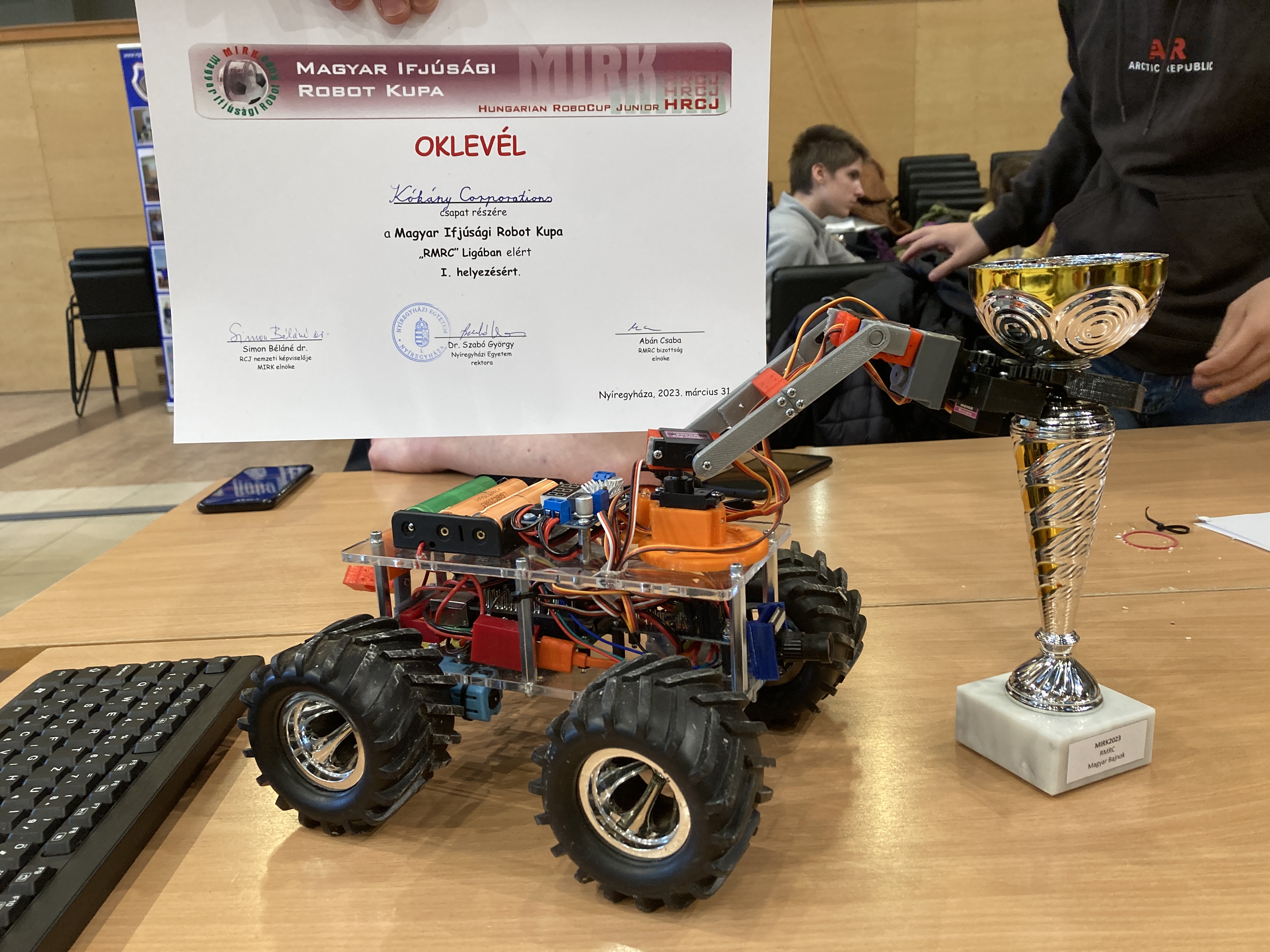 Picture of the 2023 MIRK RMRC robot